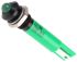 RS PRO Green Panel Mount Indicator, 12V dc, 8mm Mounting Hole Size, Solder Tab Termination
