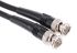 Radiall Male BNC to Male BNC Coaxial Cable, 2m, RG59 Coaxial, Terminated