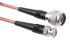 Radiall Male BNC to Male N Type Coaxial Cable, RG142, 50 Ω, 1m