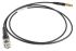 Radiall Male BNC to Male SMB Coaxial Cable, RG174, 50 Ω, 1m