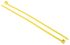 HellermannTyton Cable Tie, 200mm x 4.6 mm, Yellow Polyamide 6.6 (PA66), Pk-100