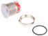 APEM Illuminated Push Button Switch, Momentary, 19.2mm Cutout, SPST, Red LED, 250V ac, IP65