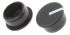 Sifam 11mm Black Potentiometer Knob Cap, C111-BLK
