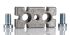 Bosch Rexroth M12 Leveling Foot Plate Connecting Component, Strut Profile 40 x 80 mm, Groove Size 8mm