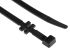RS PRO Cable Tie, , 320mm x 7.6 mm, Black Nylon, Pk-100