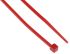 RS PRO Cable Tie, 203mm x 2.5 mm, Red Nylon, Pk-100