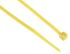 RS PRO Cable Tie, 203mm x 2.5mm, Yellow Nylon, Pk-100
