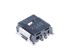 ERNI MiniBridge Series Right Angle Surface Mount PCB Header, 2 Contact(s), 1.27mm Pitch, 1 Row(s), Shrouded