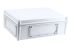 Fibox EK Series Grey Polycarbonate Enclosure, IP66, IP67, Flanged, Grey Lid, 380 x 280 x 130mm