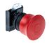 Cabezal de pulsador BACO serie BACO, Ø 22mm, de color Rojo, Tirar para liberar, IP66
