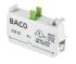 Bloque de contactos BACO 33E10, 1 NA, 600V, terminal Roscado