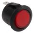 Interruptor de balancín, Contacto SPST, On-Off, 10 A a 12 V dc, Iluminado, Rojo
