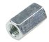 24mm Bright Zinc Plated Steel Coupling Nut, M8