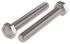 RS PRO Plain Stainless Steel Hex, Hex Bolt, M12 x 80mm