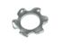 Bright Zinc Plated Steel External Tooth Lock Washer, M2.5