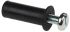 RawlPlug Black Rubber, Steel Wall Plug, 26.1mm Length, 10mm Fixing Hole Diameter