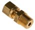 RS PRO, 1/8 BSPT Compression Fitting for Use with Thermocouple or PRT Probe, 1.5mm Probe, RoHS Compliant Standard