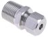 RS PRO, 1/2 BSPT Compression Fitting for Use with Thermocouple or PRT Probe, 6mm Probe, RoHS Compliant Standard