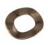 Plain Copper Crinkle Locking & Anti-Vibration Washer, M4