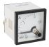 HOBUT D48SD Analogue Panel Ammeter 0/10A Direct Connected AC, 48mm x 48mm Moving Iron