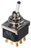TE Connectivity Toggle Switch, Panel Mount, On-On, 3PDT, Solder Terminal