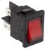 Arcolectric Illuminated Double Pole Single Throw (DPST), On-Off Rocker Switch Panel Mount