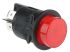 Molveno Illuminated Latching Push Button Switch, Panel Mount, DPST, 25mm Cutout, Red LED