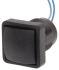 ITW Switches 49-59 Series Push Button Switch, Momentary, Panel Mount, 16mm Cutout, SPST, Clear LED, 250V ac, IP67