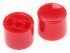 Red Push Button Cap, for use with 8 Series Miniature Manual Switches, 10 mm Cap
