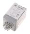Releco, 115V ac Coil Non-Latching Relay DPDT, 10A Switching Current Plug In, 2 Pole, C2-A20X / AC 115V
