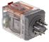 Releco, 230V ac Coil Non-Latching Relay DPDT, 10A Switching Current Plug In, 2 Pole, C2-A20X / AC 230 V