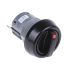 ITW Switches 76-94 Series Illuminated Push Button Switch, Rotary Lever, Panel Mount, 22mm Cutout, SPDT, Clear LED, 250V