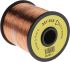 Měděný vodič, , typ kabelu: Jednožilový, prameny vodičů: 1/0,2 mm 0,03 mm² PUR, vnější průměr: 0.23mm RS PRO