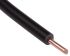 RS PRO Black 1 mm² Hook Up Wire, 17 AWG, 1/1.13 mm, 100m, PVC Insulation