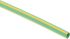 RS PRO Heat Shrink Tubing, Green, Yellow 4.8mm Sleeve Dia. x 1.2m Length 2:1 Ratio
