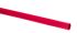RS PRO Heat Shrink Tubing, Red 3.2mm Sleeve Dia. x 1.2m Length 2:1 Ratio
