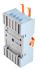 Support relais Releco série MRC 8 contacts, Rail DIN, 300V c.a., pour Relais à 8 broches série MRC