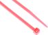 RS PRO Cable Tie, 203mm x 3.6 mm, Pink Nylon, Pk-100