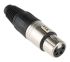 Neutrik Cable Mount XLR Connector, Female, 50 V, 4 Way, Silver over Nickel Plating