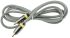 RS PRO Male RCA to Male RCA Aux Cable, Grey, 1.5m
