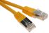 RS PRO Cat6 Male RJ45 to Male RJ45 Ethernet Cable, S/FTP, Yellow PVC Sheath, 2m