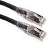 RS PRO Cat6 Male RJ45 to Male RJ45 Ethernet Cable, S/FTP, Black PVC Sheath, 5m