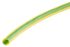 HellermannTyton PVC Green/Yellow Cable Sleeve, 4mm Diameter, 100m Length