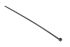 HellermannTyton Cable Tie, Releasable, 250mm x 4.6 mm, Black Polyamide 6.6 (PA66), Pk-100