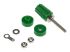 RS PRO 16A, Green Binding Post With Brass Contacts and Nickel Plated