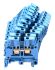 Entrelec SNA Reihenklemmenblock Einfach Blau, 4mm², 1 kV ac / 32A