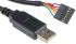 FTDI Chip 開発キットアクセサリ FTDI Chip USB-TTL UARTケーブル用 TTL-232R-3V3