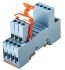 Support relais Releco série MRC 14 contacts, Rail DIN, 250V c.a., pour 4 pôles, série QRC