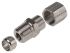 Legris Stainless Steel Pipe Fitting, Straight Hexagon Coupler, Male BSP 1/4in