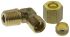 Legris Brass Pipe Fitting, 90° Compression Elbow, Male R 1/4in to Female 8mm